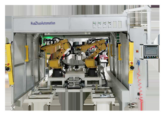 3000mm রোবোটিক আর্ম ওয়েল্ডিং মেশিন 50mm/S PLC কার বডি মেটাল