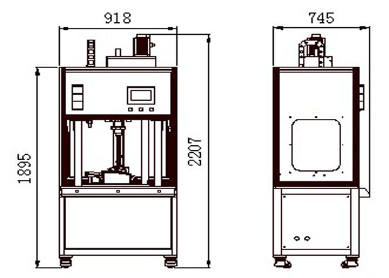 220V রোটারি আল্ট্রাসনিক ওয়েল্ডিং মেশিন 5000rpm স্বয়ংক্রিয় বায়ুসংক্রান্ত