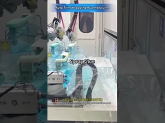 রোবোটিক গ্লিউিং, ওভেন অ্যাক্টিভেশন, এবং হট প্রেস ল্যামিনেশন সহ অটোমোটিভ ট্রিম আবরণ লাইন