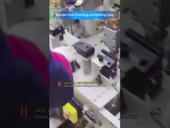 অটোমোটিভ বাম্পারগুলির জন্য স্বয়ংক্রিয় পাঞ্চিং এবং ওয়েল্ডিং অ্যাপ্লিকেশন